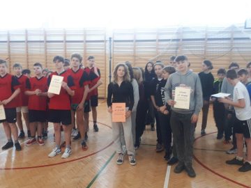 Zawody gminne z koszykówki, SP Klucze 2022