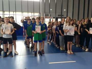 Zawody gminne w piłce ręcznej szkół podstawowych, SP Klucze, marzec 2023