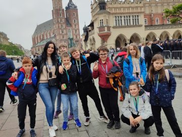 Wycieczka do Krakowa w ramach projektu Małopolska Tarcza Humanitarna, SP Klucze 2023