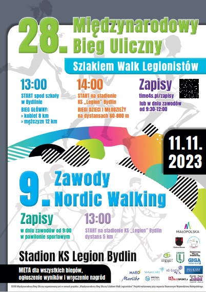 Biegi w Bydlinie, 2023 - plakat