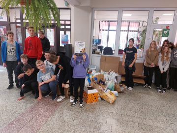 Zbiórka dla schroniska Psie Pole, SP Klucze 2023