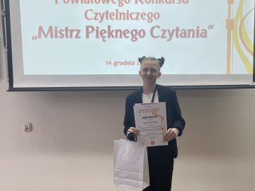 XI edycja Powiatowego Konkursu Czytelniczego MISTRZ PIĘKNEGO CZYTANIA, SP Klucze 2023