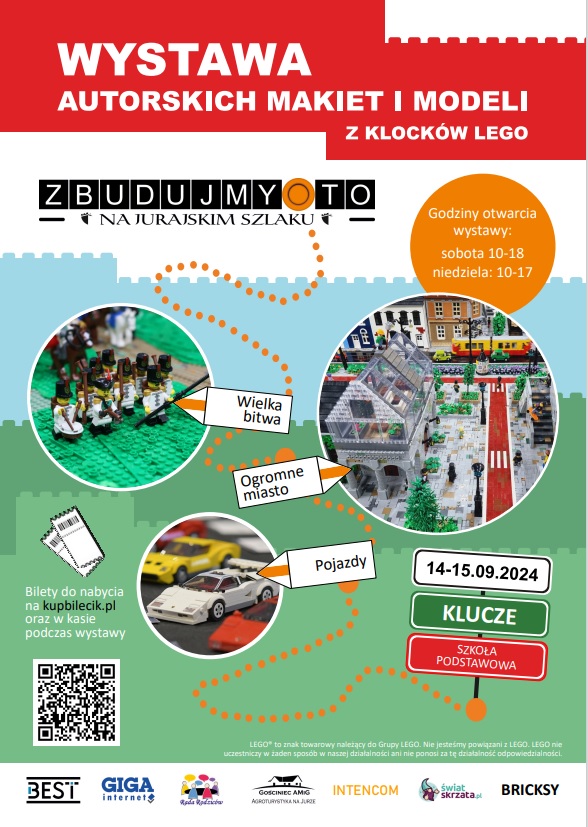Wystawa Lego plakat