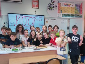 100 lekcja matematyki w klasie 5b, SP Klucze 2025