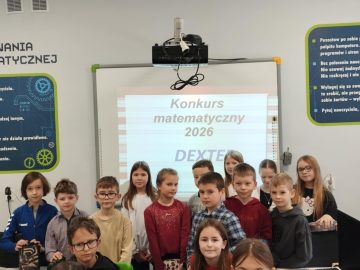 Konkurs matematyczny DEXTER, SP Klucze 2026