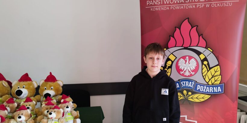 Link prowadzi do artykułu Adrian Adamuszek w etapie powiatowym OTWP, SP Klucze 2026