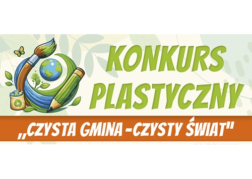 Intro konkursu Czysta Gmina Czysty Świat. Link prowadzi do artykułu Konkurs plastyczny Czysta Gmina Czysty Świat