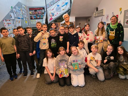 Link prowadzi do artykułu: Spotkanie z autorką, Panią Ewą Stadtmüller, SP Klucze 2026