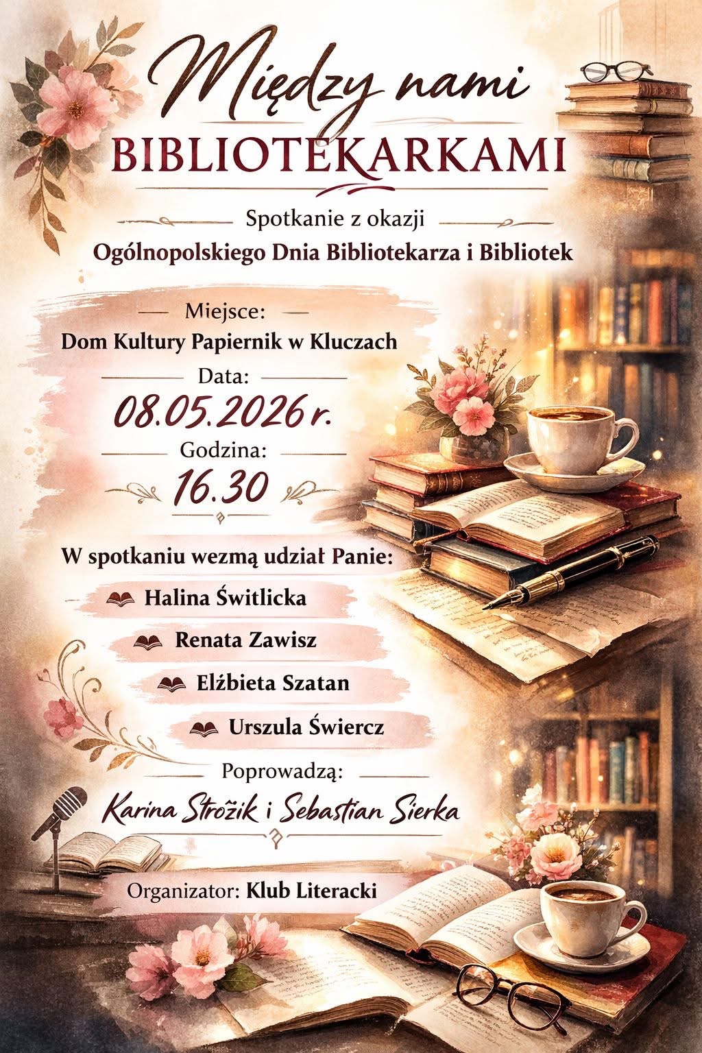 Link prowadzi do artykułu Między nami Bibliotekarzami, SP Klucze 2026