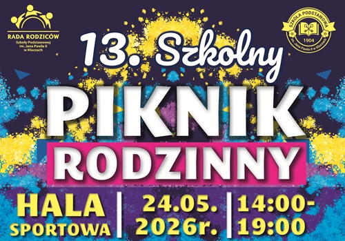Link prowadzi do artykułu 13. piknik rodzinny w Szkole Podstawowej w Kluczach