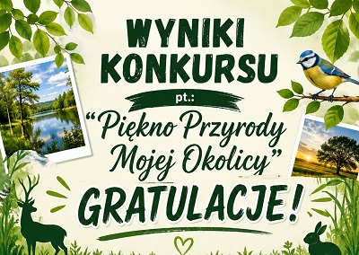 Link prowadzi do artykułu Wyniki konkursu - Piękno Przyrody Mojej okolicy, SP Klucze 2026