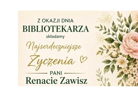 Link prowadzi do artykułu Życzenia z okazji Dnia Bibliotekarza, SP Klucze 2026