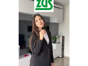 Link prowadzi do artykułu Natalia Barakomska zdobyła I miejsce w ogólnopolskim konkursie edukacyjnym „Projekt z ZUS”