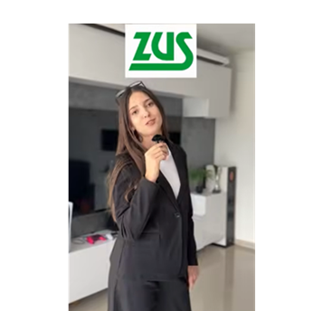 Link prowadzi do artykułu Natalia Barakomska zdobyła I miejsce w ogólnopolskim konkursie edukacyjnym „Projekt z ZUS”